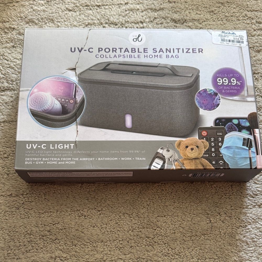 Portable UV-C Sanitizer Bag